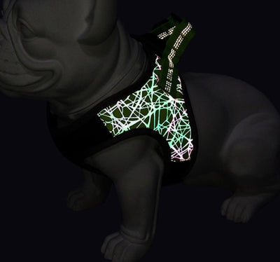 Dog Leash Vest Pet Harness Bullfight Adjustable Dog Harness Vest