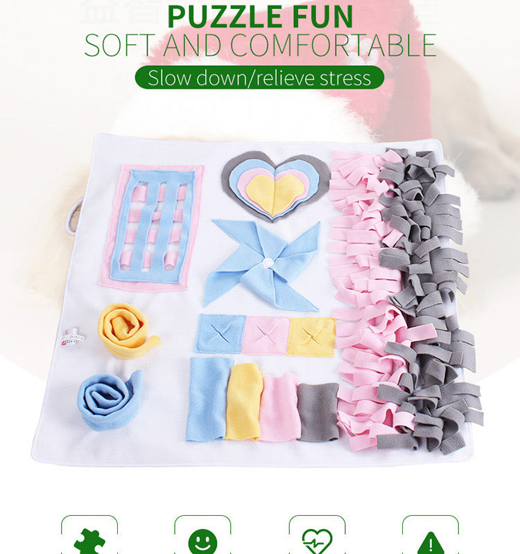 Pet Sniffing Mat Dog Puzzle Sniffing Mat Training Mat Toys