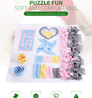 Pet Sniffing Mat Dog Puzzle Sniffing Mat Training Mat Toys