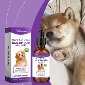 Caring For Dogs' Nightime Sleep, Pet Sleep Care Drops, Supplements