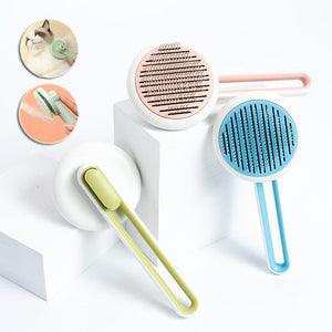 Pet Dog Hair Remover Cat Brush Grooming Tool Automatic Massage Comb