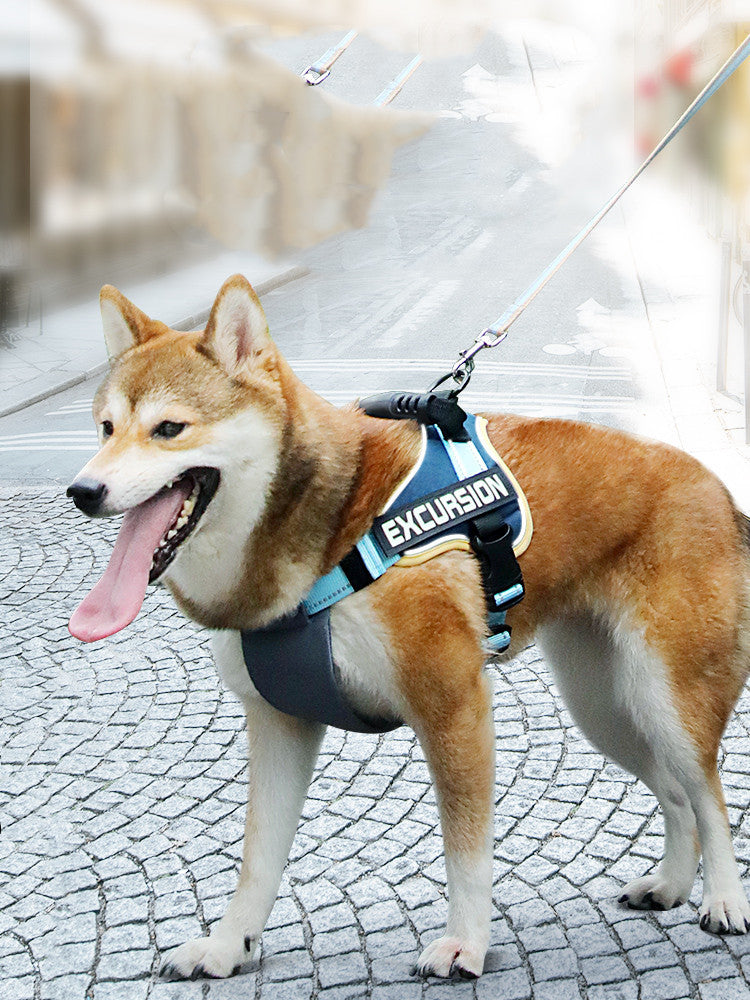 Hiker Dog Leash Vest Type Chest Harness hiker dog harness leash